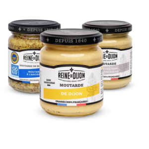 Lot de 3 moutardes de 200g