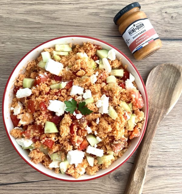 Taboulé à la moutarde piment d’Espelette